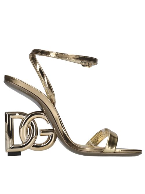 Sandali Keira in pelle DOLCE&GABBANA | CR1610 AT457 8H958ORO CHAMPAGNE